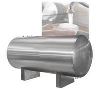 YJEUZCD Acier Inoxydable Eau Pression Réservoir, 100L-300L Eau Stockage, Type Horizontal Maisons sous Pression Eau Stockage Conteneurs(160L-50x75cm)