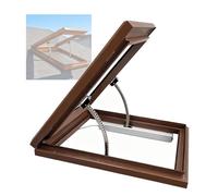 YJEUZCD Aluminium Toit Puits De Lumière Les Fenêtres, Toit Grenier Trappe Couvercle, Hangar Restaurant Solarium Eh Bien Couvertures, Détection De Pluie Automatique Fermeture(70x90cm/27.6x35.4in)