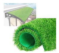 YJEUZCD Artificiel Herbe Gazon, Goutte De Pluie Bruit Amortissement Tapis, Auvent Véranda Toits Hangar Faux Pelouse Faux l'herbe, Cour Arrière Synthétique Tapis(100x180cm/39.4x70.9in)