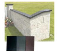 YJEUZCD Bec d'aigle Goutte À Bord, Extérieur Mur Rail pour Balcon Terrasse, Jardin Aluminium Dessus Mural Couverture Conseil Décor Appareil