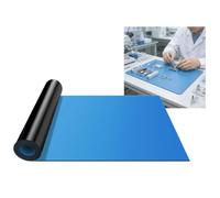 YJEUZCD Caoutchouc Antistatique Tapis, 5 Mm Industriel Grade Double Couche ESD Tapis, Antifatigue Surface pour Réparation Électronique Soudure Postes De Travail(0.5x1.5m)