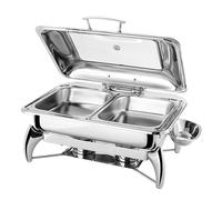 YJEUZCD Chafing Plats Pour Buffet, Réchauffeurs Alimentaires Pour Réceptions Fournitures De Restauration, Comptoir Présentation Plateau, Réfrigéré Condiment Contenant(6.5 cm/2 grid)