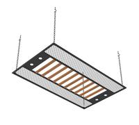 YJEUZCD Commercial Pendre Plafond Tuiles Panneaux, Métal Décoratif Mur De Grille, Fil Grille Confidentialité Écran Partition, Barres Toit De Maison Gousset(70x150cm)