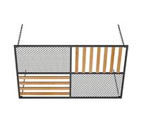 YJEUZCD Commercial Plafond Tuiles Panneaux, Métal Décoratif Mur De Grille pour Affichage, Fil Confidentialité Écran Intérieur Partition, Barres Toit Maison Gousset Assiette(70x160cm)