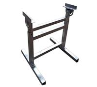 YJEUZCD Convoyeur Soutien Jambes, Réglable Hauteur Travaux Légers Convoyeur Soutient, Déchargement Poulie Convoyeur Système Support, Commercial Déchargement Rampe Rester(Silver-(W) 40cm,90cm)