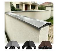 YJEUZCD Couvertine Muret Aluminium Double Pente Base