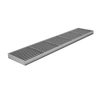YJEUZCD Grille De Caniveau en Acier Inoxydable 304, Couvercle De Tranchée Étroit De 3mm pour Drainage De Cour, Jardin, Allée Et Garage (3cm)(40x120cm)