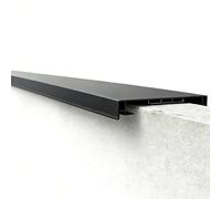 YJEUZCD Mur D'enceinte Bord du Gouffre Goutte À Goutte Bande avec Fente De Lumière, Déflecteur Rail pour Eau De Pluie Reflux Prévention, Bâtiment Avant-Toit Protecteur Appareil(13x120cm/5.1x47.2in)