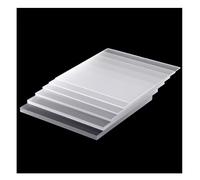 YJEUZCD Personnalisable Mat Acrylique Feuilles, 2-15 Mm Épais Glaçage Feuille, Translucide Givré Casting Plastique Conseil pour Artisanat Signes Étagères Artisanat