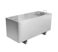 YJEUZCD Pression Réservoir pour Eh Bien Pompe, Acier Inoxydable 150-300L Eau Stockage, Type Horizontal Maisons Agricole sous Pression Eau Stockage Conteneurs(150L-50x50x72cm)