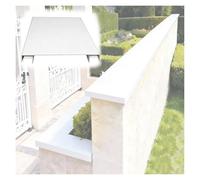 YJEUZCD Seuil De Mur Nez Goutte À Couper, Aluminium Bas Clignotant pour Eau Pluie Reflux Prévention, Protecteur Couverture pour Limite(16x100cm/6.3x39.4in)