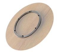 YJEUZCD Susan Paresseuse Matériel, Acier Inoxydable Roulement Rotation Plateau Tournant, Établi Table À Manger Pièces, Rond Assiette Socle Mécanisme(50cm)