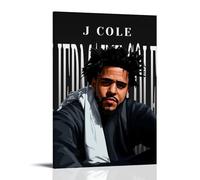 YJHXYCCS J. Cole Affiche sur toile pour album de musique célèbre chanteur 50 x 75 cm style cadre