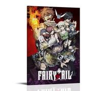 YJHXYCCS Poster sur toile Fairy Tail - Décoration murale - Pour chambre à coucher - 30 x 45 cm - Style cadre