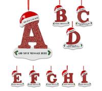 Yjiuhao Boule de Noel Personnalisable Prenom 2024 Decoration Noel Sapin Personnalisée Famille Nom Personnalisé Idée Cadeau Noel