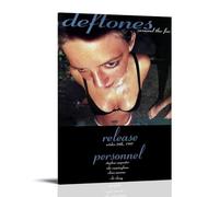 YJJECP Deftones Around The FurWall Decoration Posters Poster imperméable moderne pour la maison, le lieu de travail, la maison, facile à installer, style cadre, 50 x 75 cm