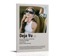 YJJECP Deja Vu by Olivia Rodrigo Décoration murale imperméable moderne facile à installer, style cadre, 40 x 60 cm