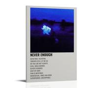 YJJECP Never Enough Daniel Caesar Affiche de décoration murale imperméable moderne facile à installer avec cadre 20 x 30 cm