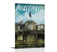 YJJECP Pierce The Veil Collide with The SkyWall Poster mural imperméable et moderne facile à installer, style cadre, 40 x 60 cm