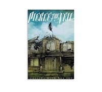 YJJECP Pierce The Veil Collide with The SkyWall Poster mural imperméable moderne facile à installer, style sans cadre, 50 x 75 cm