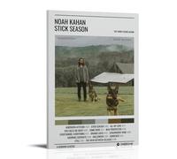 YJJECP Stick Season par Noah Kahan - Décoration murale imperméable et moderne - Facile à installer - Style cadre 20 x 30 cm