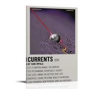 YJJECP Tame Impala Currents Décoration murale imperméable moderne pour la maison, lieu de travail, décoration murale facile à installer, style cadre, 50 x 75 cm