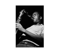 YJJGLZC Poster de musique John Coltrane (3) sur toile - Décoration pour chambre à coucher, bureau, chambre - Cadeau - 50 x 75 cm
