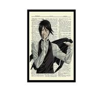 YJJGLZC Poster vintage Black Butler Anime (4) - Impression sur toile - Décoration murale pour salon, chambre à coucher - 60 x 90 cm