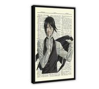 YJJGLZC Poster vintage Black Butler sur toile de dictionnaire (4) - Décoration pour chambre à coucher, bureau, chambre - Cadeau - 30 x 45 cm