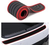 YJJSM Bande de seuil de Porte de Voiture pour Volkswagen ID.7 Tourer 2024,Caoutchouc Protection Pare Choc Voiture Bande de Caoutchouc de Pare-Chocs Anti Rayures Voiture Accessoires,Red