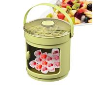 Yjkedfh Bac à Glaçons avec Couvercle | 36 Cases Moules à Glaçons pour Congélateur avec Couvercle,Système de Démoulage Facile avec Bac de Stockage Rotatif,Fabrication de Maison