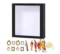 Yjkedfh Boîtes Ombres de Présentation et Vitrines - Écrin à Souvenirs Photo - Cadre à Encadrement Profond - pour Occasions Spéciales Voyage Anniversaire Fête Mariage Retraite