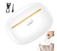 Yjkedfh Coupe-Ongles Électrique pour Personnes Âgées - Ponçeuse Sécurisée 2 Vitesses avec Lumière LED | Lime-Ongles Rechargeable USB pour Bébé Polisseur,Parents Bébés Seniors Femmes Hommes Toute la