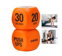 Yjkedfh Dés d'exercice - 1 Paire Jeu De Dés d'exercice pour Salle De Sport 6 Faces - Accessoires Fitness Musculation Squats Pompes Sports Ados Et Hommes Voyage Maison Extérieur