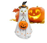 Yjkedfh Figurine Fantôme d'halloween,Décorations Éclairées Fantômes Effrayants Animaux | Décorations de Table pour Cheminée Maison Hantée Allée Camping Porche Fenêtre