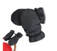 Yjkedfh Gants Chauds Poussette Hiver | Protection Thermique Anti-Gel pour Guidon Hiver,Mitaines Thermiques Imperméables Poignée Confort | Véhicules Électriques Pluie Cyclisme Voyage Extérieur