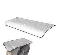 Yjkedfh Housses pour Climatiseurs d'Extérieur,Protection pour petite unité split de climatiseur avec film aluminium | Installation Facile Isolant Pluie Soleil Toute Saison