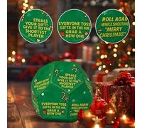 Yjkedfh Jeu échange e Noël - Caeaux e Noël pour Fête | Iée e Remplissage e Chaussettes pour Activité e Groupe | pour Soirée Anniversaire et Réunion Festive en