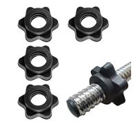 Yjkedfh Pinces à Barre d'haltérophilie, verrous de Barre pour l'haltérophilie - Colliers Barbell Lock | 4X Colliers de Poids, Pinces de Collier d'haltères, Colliers d'haltères à écrou Hexagonal pour