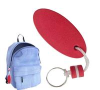 Yjkedfh Porte-clés Flottant - Porte-Clés Ovale Pour Bateau,Anneau De Clé Pendentif Pour Sac D'École Accessoires De Sports Nautiques Pour Voyage Camping Piscine Lac Pêche En Extérieur