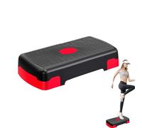 Yjkedfh Stepper Aerobic Fitness Step Plateforme D'aérobic, 45 Cm Pédales De Fitness Réglables Plate-Forme De Marche Aérobic Planche d'exercice, Hauteurs De Niveau Réglables en 3 Marches