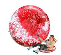 Yjkedfh Toboggan Neige Hiver - Tube Inflatable Enfant pour Luge,80 Cm Tube Pliable Activité Extérieur Fille Garçon Adulte Famille