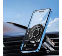 YjkjYii Support Téléphone Voiture Magnetique pour MagSafe,Super Aimants,360°Rotation Porte Téléphone Voiture Aimanté Compatible avec iPhone 15 16 14 13 12 Pro Max Plus Mini et étui MagSafe