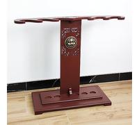 YJKKZQLB Support d'épée Katana, Crosse d'épée, présentoir Vertical pour Maison, Supports d'armes sculptés en Creux, Support d'épée au Sol en Forme d'éventail pour Bokken, Sabre Laser