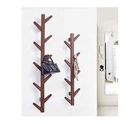 YJPDPYMJ Nanzhu arbre porte-manteau créatif rack porte-manteau mural porche Hall porche décoratif cadre décoratif (Color : Brown, Size : 6 forks)