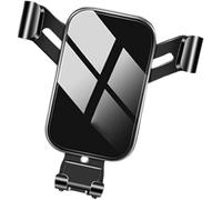 YJPHR Support Téléphone Voiture pour Toyota Yaris 2016 2017 2018 2019 2020, 360° Réglable Support Portable Téléphone Voiture Grille Aeration Support Téléphone Accessoires,A-Black