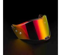 YJPHR Visiere Casque Moto pour LS2 FF805 Thunder, Lentille de Lunettes de Casque Remplacement Shield Pare-Vent Casque Lentille,Normal-F Revo Deep Red
