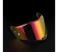 YJPHR Visiere Casque Moto pour LS2 FF805 Thunder, Lentille de Lunettes de Casque Remplacement Shield Pare-Vent Casque Lentille,Normal-G Revo Clear Red
