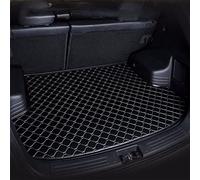 YJPHR Voiture Cuir Tapis de Coffre pour Dacia Sandero Stepway 3.Gen 2.Gen 2021 2022 2023 2024 2025, Antidérapant Imperméable Coffre Cargaison Tapis Coffre Doublure Accessoire,C