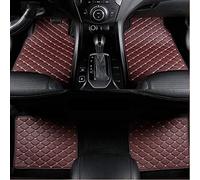 YJPHR Voiture Tapis de Sol pour Mini Clubman (R55) 2010 2011 2012 2013 2014(LHD), Toutes Les Intempéries Cuir Tapis Antidérapant Moquette Intérieur Accessoires,A-Red